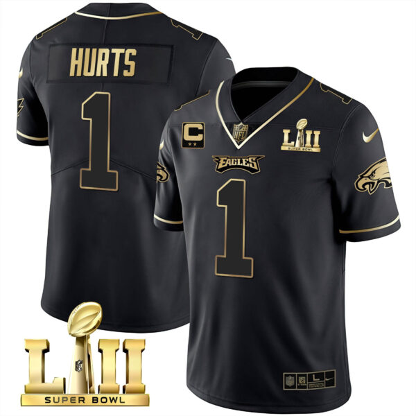 Eagles Super Bowl LII Patch Vapor Jersey - All Stitched - Image 10