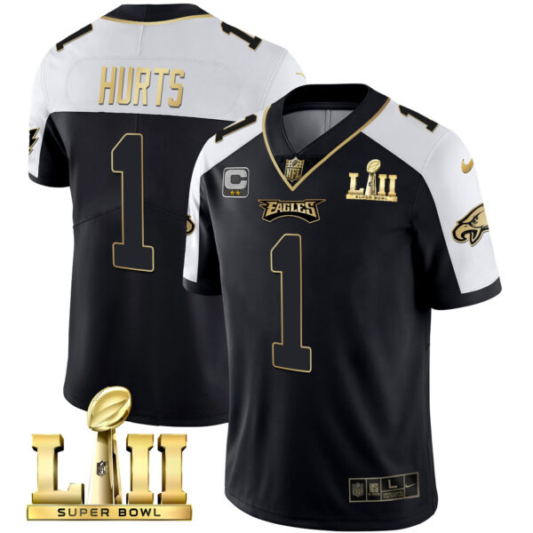 Eagles Super Bowl LII Patch Vapor Jersey - All Stitched - Image 37
