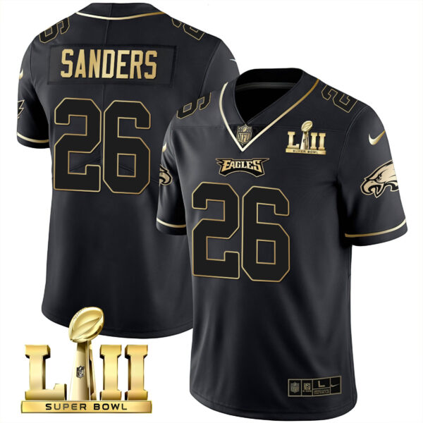 Eagles Super Bowl LII Patch Vapor Jersey - All Stitched - Image 18