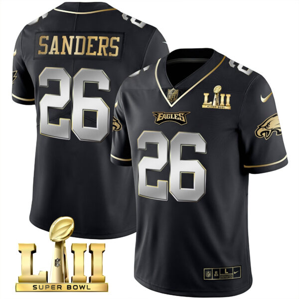 Eagles Super Bowl LII Patch Vapor Jersey - All Stitched - Image 36