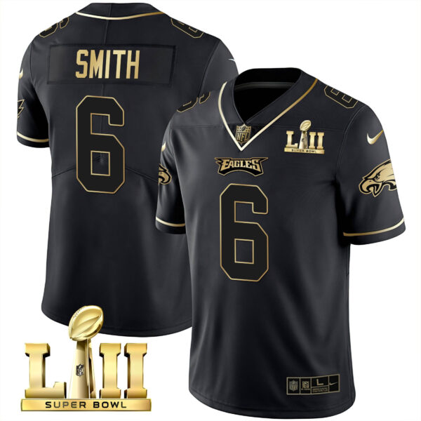 Eagles Super Bowl LII Patch Vapor Jersey - All Stitched - Image 11
