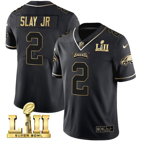 Eagles Super Bowl LII Patch Vapor Jersey - All Stitched - Image 17