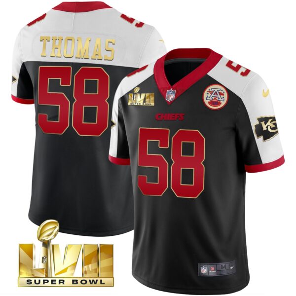Men's Chiefs Super Bowl LVII Alternate Gold Vapor Jersey - All Stitched - Image 5