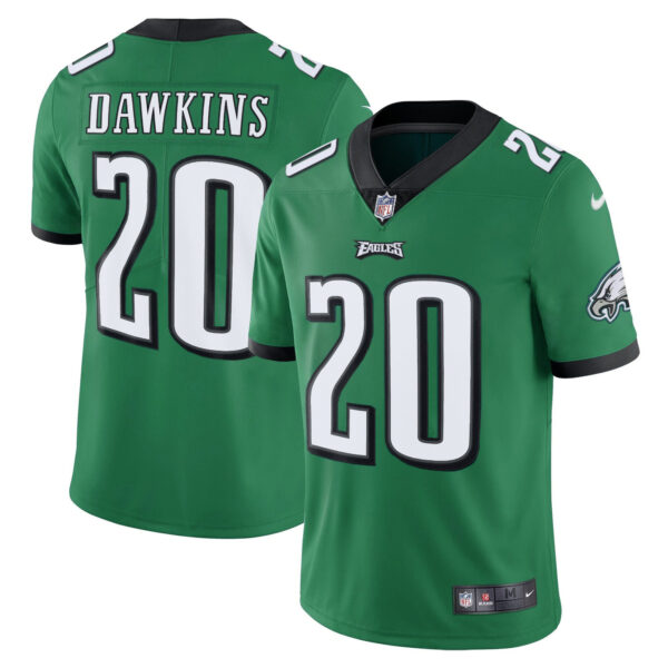 Men's Eagles Kelly Green Limited Jersey - All Stitched - Image 5