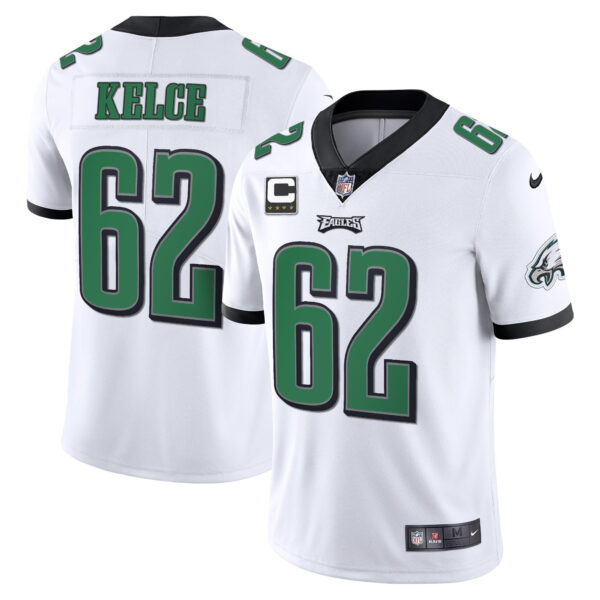 Men's Eagles Kelly Green Limited Jersey - All Stitched - Image 16