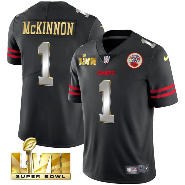 Men's Chiefs Super Bowl LVII Gold Vapor Limited Jersey - All Stitched - Image 24