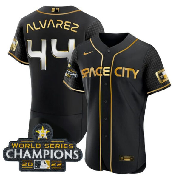 Women's Houston Astros 2022 World Series Champions Player Jersey - All Stitched - Image 16