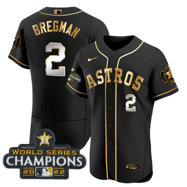 Women's Houston Astros 2022 World Series Champions Player Jersey - All Stitched - Image 6