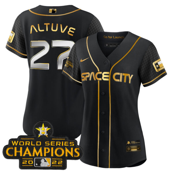 Women's Astros 2023 Space City Champions Jersey – All Stitched - Image 19