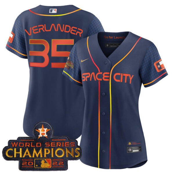 Women's Astros 2023 Space City Champions Jersey – All Stitched - Image 29