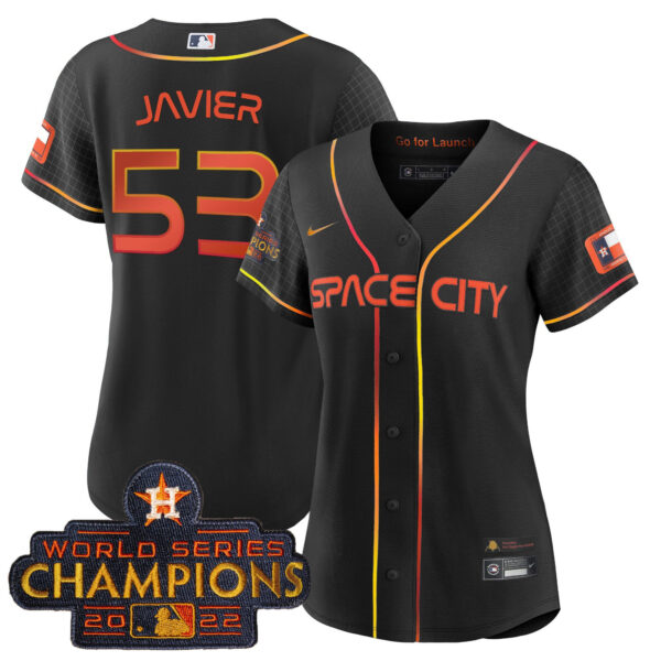 Women's Astros 2023 Space City Champions Jersey – All Stitched - Image 15