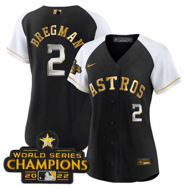 Women's Astros 2023 Gold Rush Collection Jersey – All Stitched - Image 34