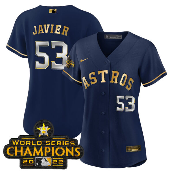 Women's Astros 2023 Gold Rush Collection Jersey – All Stitched - Image 31