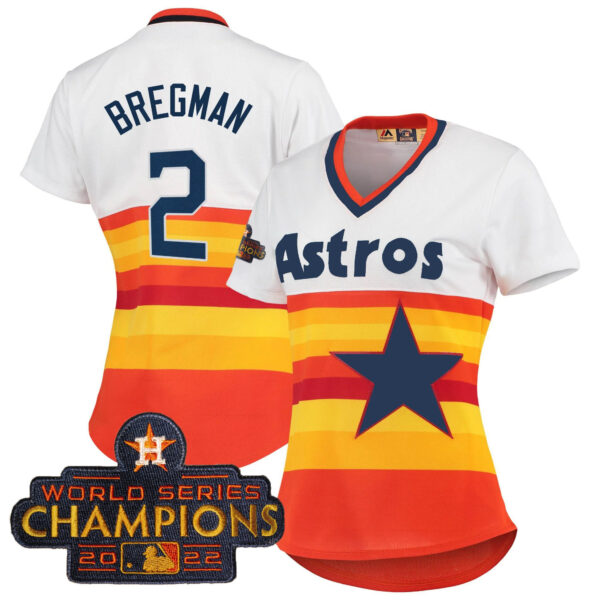 Women's Astros 2023 Gold Rush Collection Jersey – All Stitched - Image 42