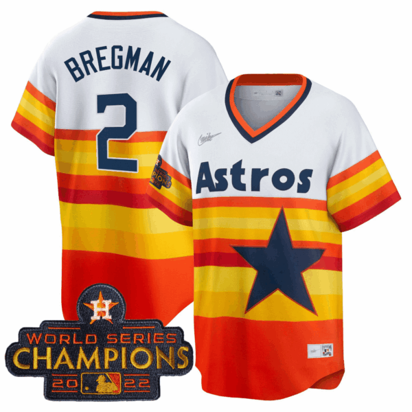 Men's Astros 2023 Gold Cool Base Collection Jersey – All Stitched - Image 42