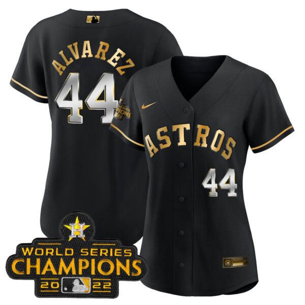 Women's Astros 2023 Gold Rush Collection Jersey – All Stitched - Image 12
