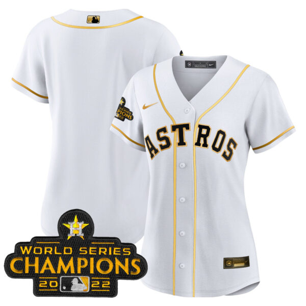 Women's Astros 2023 Gold Rush Collection Jersey – All Stitched - Image 24