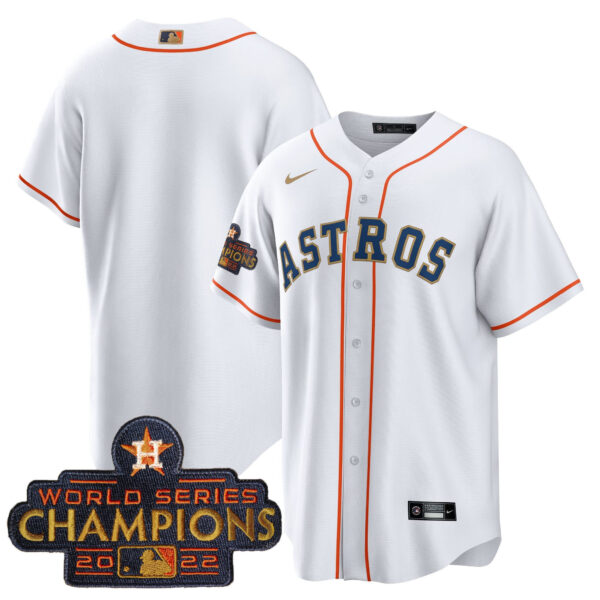 Men's Astros 2023 Gold Cool Base Collection Jersey – All Stitched - Image 8