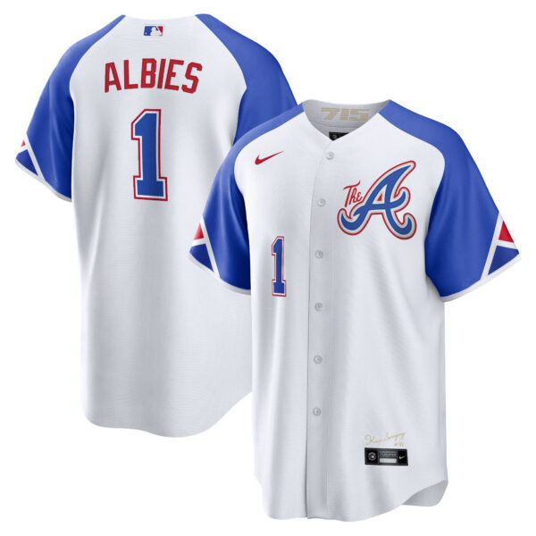 Atlanta Braves 2023 City Connect Cool Base Jersey – All Stitched - Image 6