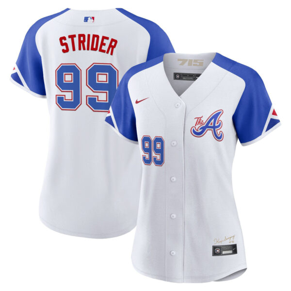 Atlanta Braves 2023 City Connect Flex Base Jersey – All Stitched - Image 19