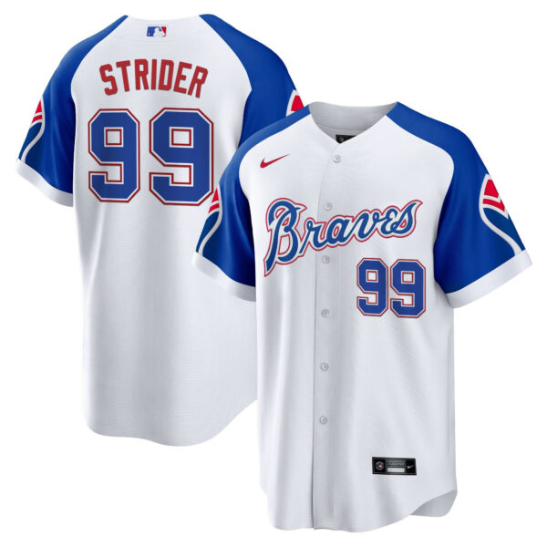 Men's Atlanta Braves Throwback 1974 - 1982 Cool Base Jersey - All Stitched - Image 9