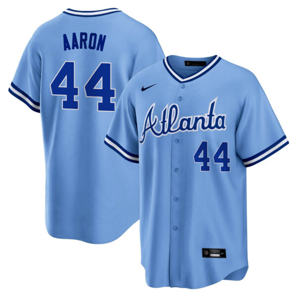 Men's Atlanta Braves Throwback 1974 - 1982 Cool Base Jersey - All Stitched - Image 28