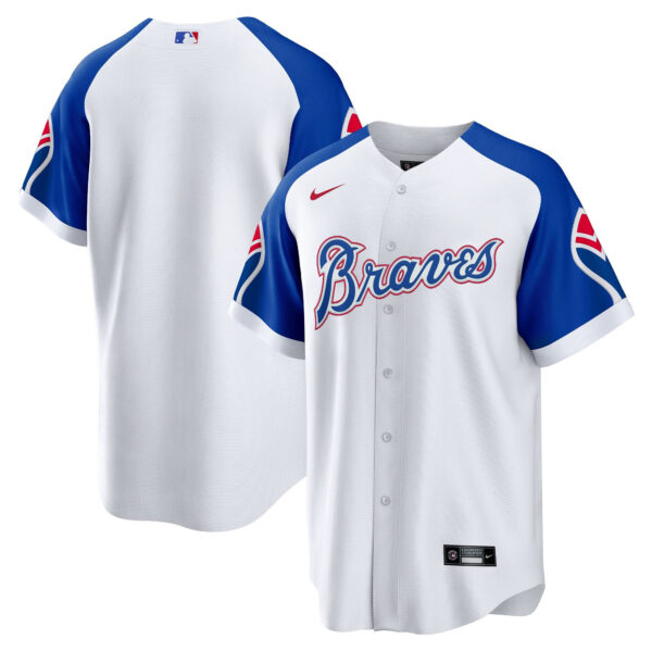 Men's Atlanta Braves Throwback 1974 - 1982 Cool Base Jersey - All Stitched - Image 10