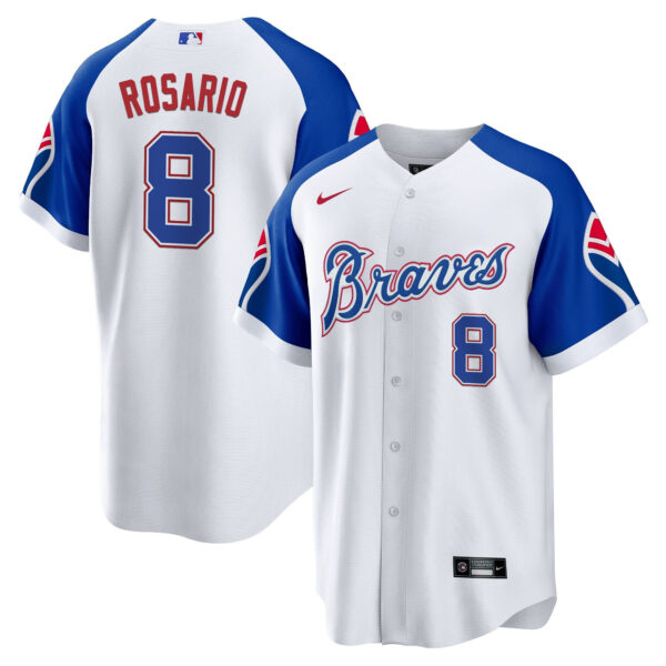 Men's Atlanta Braves Throwback 1974 - 1982 Cool Base Jersey - All Stitched - Image 7