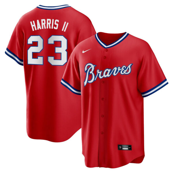 Men's Atlanta Braves Throwback 1974 - 1982 Cool Base Jersey - All Stitched - Image 14