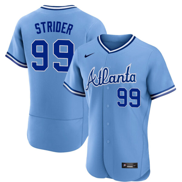 Men's Atlanta Braves Throwback 1974 - 1982 Flex Base Jersey - All Stitched - Image 29