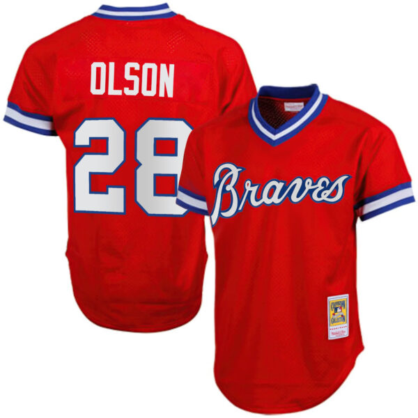 Men's Atlanta Braves 1974 Throwback Jersey - All Stitched - Image 15