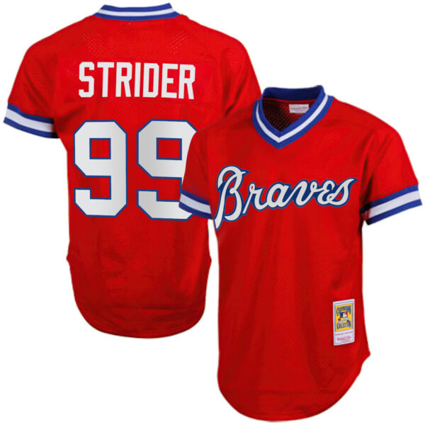 Men's Atlanta Braves 1974 Throwback Jersey - All Stitched - Image 19