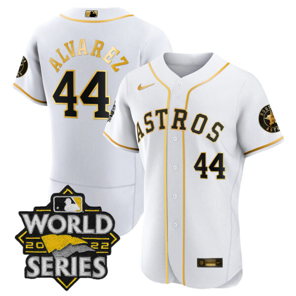 Men's Houston Astros 2022 World Series Player Jersey - All Stitched - Image 14