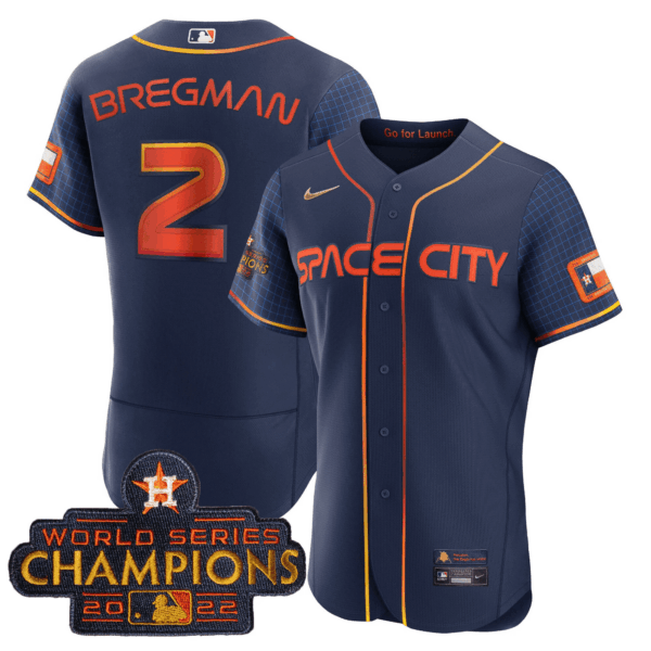 Men's Astros 2023 Space City Champions Flex Jersey – All Stitched - Image 32