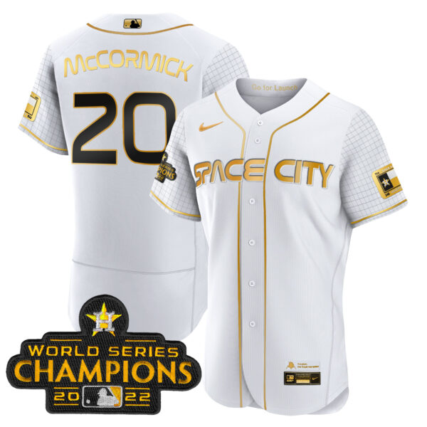 Youth's Astros 2023 Space City Champions Flex Jersey – All Stitched - Image 49