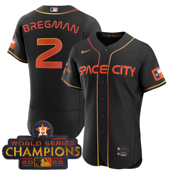 Youth's Astros 2023 Space City Champions Flex Jersey – All Stitched - Image 12