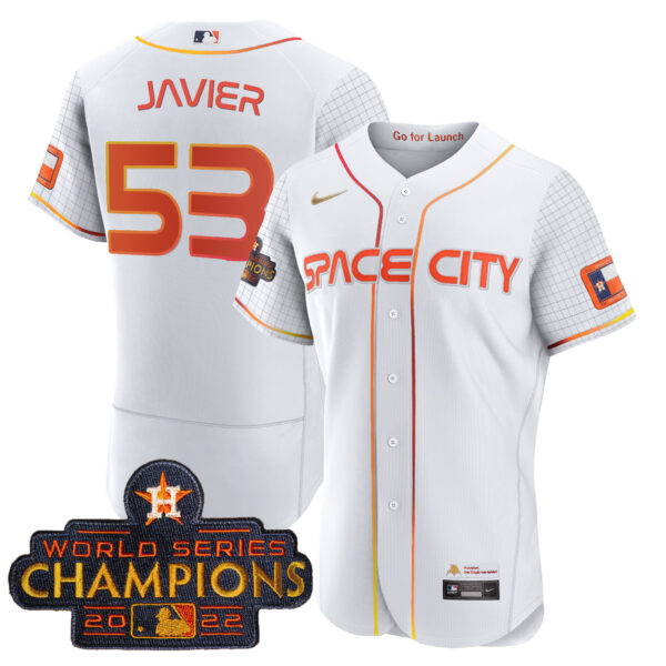 Youth's Astros 2023 Space City Champions Flex Jersey – All Stitched - Image 7