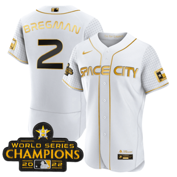 Youth's Astros 2023 Space City Champions Flex Jersey – All Stitched - Image 42