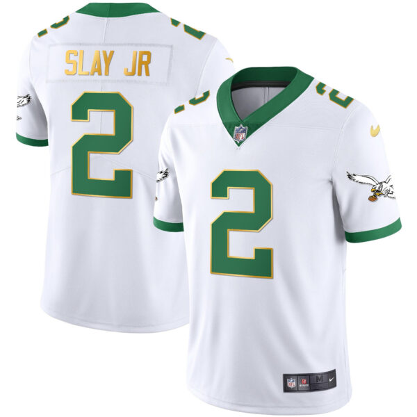 Youth's Eagles Kelly Green Gold Jersey - All Stitched - Image 62