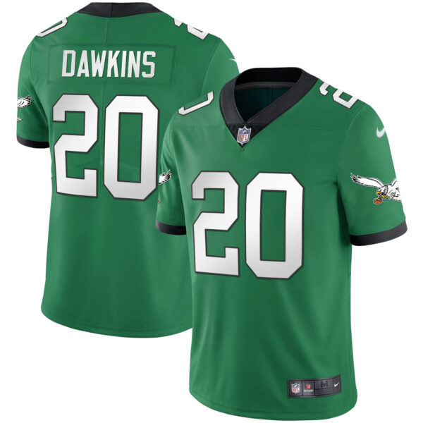 Youth's Eagles Kelly Green Gold Jersey - All Stitched - Image 32