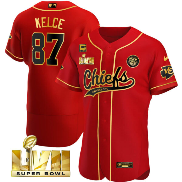 Men's Chiefs Super Bowl LVII Flex Base Jersey - All Stitched - Image 16