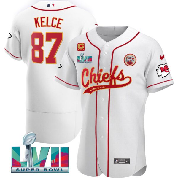 Men's Chiefs Super Bowl LVII Flex Base Jersey - All Stitched - Image 9