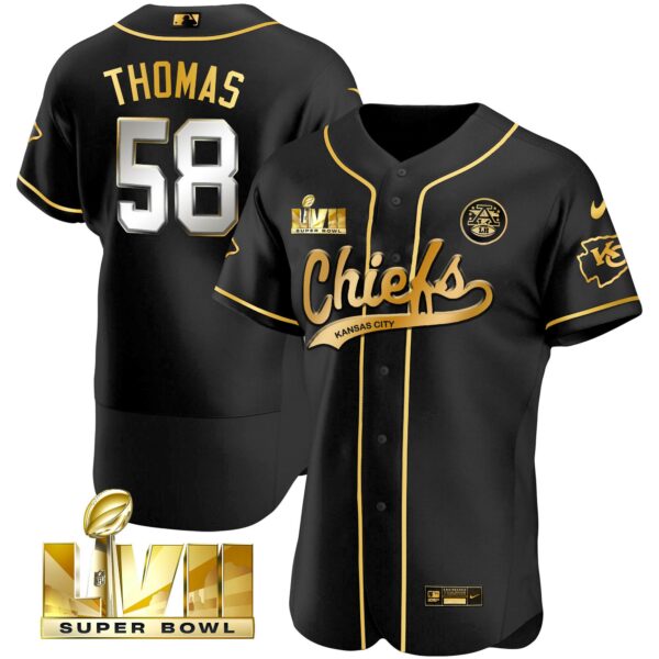 Men's Chiefs Super Bowl LVII Flex Base Jersey - All Stitched - Image 25
