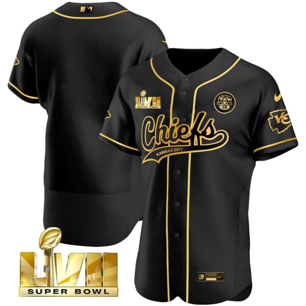 Men's Chiefs Super Bowl LVII Flex Base Jersey - All Stitched - Image 35