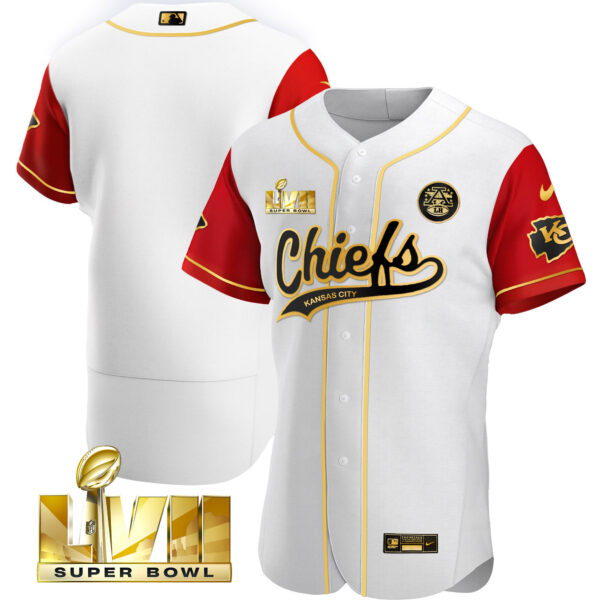 Men's Chiefs Super Bowl LVII Flex Base Jersey - All Stitched - Image 49