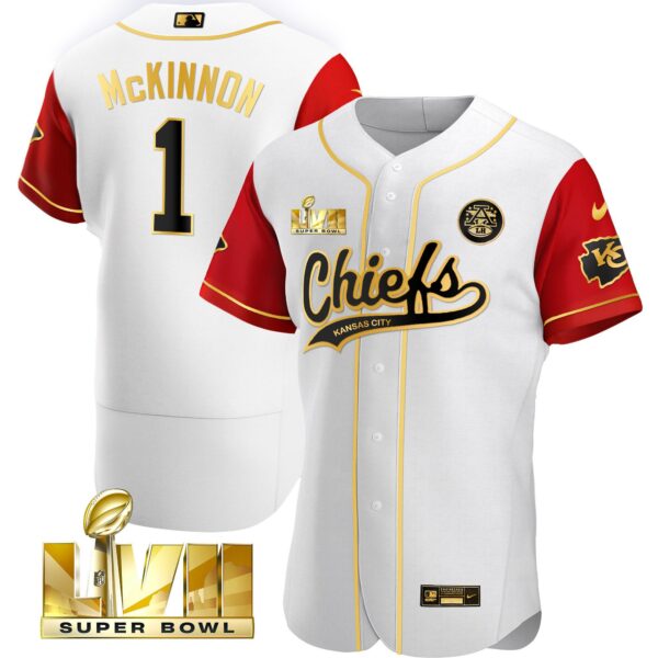 Men's Chiefs Super Bowl LVII Flex Base Jersey - All Stitched - Image 47
