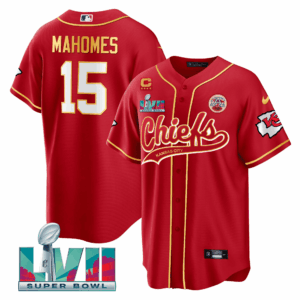 Youth's Chiefs Super Bowl LVII Cool base Jersey - All Stitched