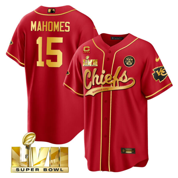 Men's Chiefs Super Bowl LVII Cool Base Jersey V2 - All Stitched - Image 8