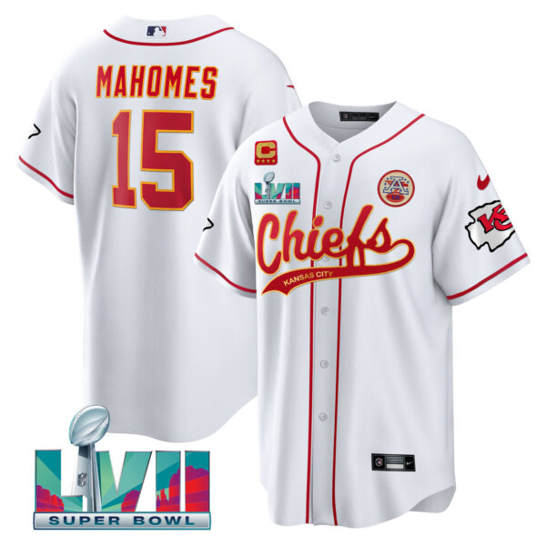 Men's Chiefs Super Bowl LVII Cool Base Jersey V2 - All Stitched - Image 22
