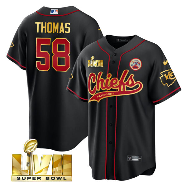 Men's Chiefs Super Bowl LVII Cool Base Jersey V2 - All Stitched - Image 4
